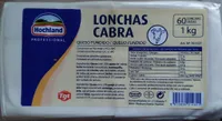 Lonchas cabra queso fundido