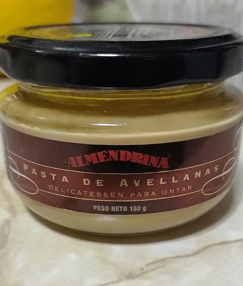 Pasta de avellanas