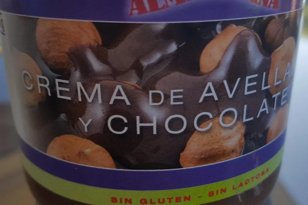 Crema Avell / Choc Bio Almendrina Cristal