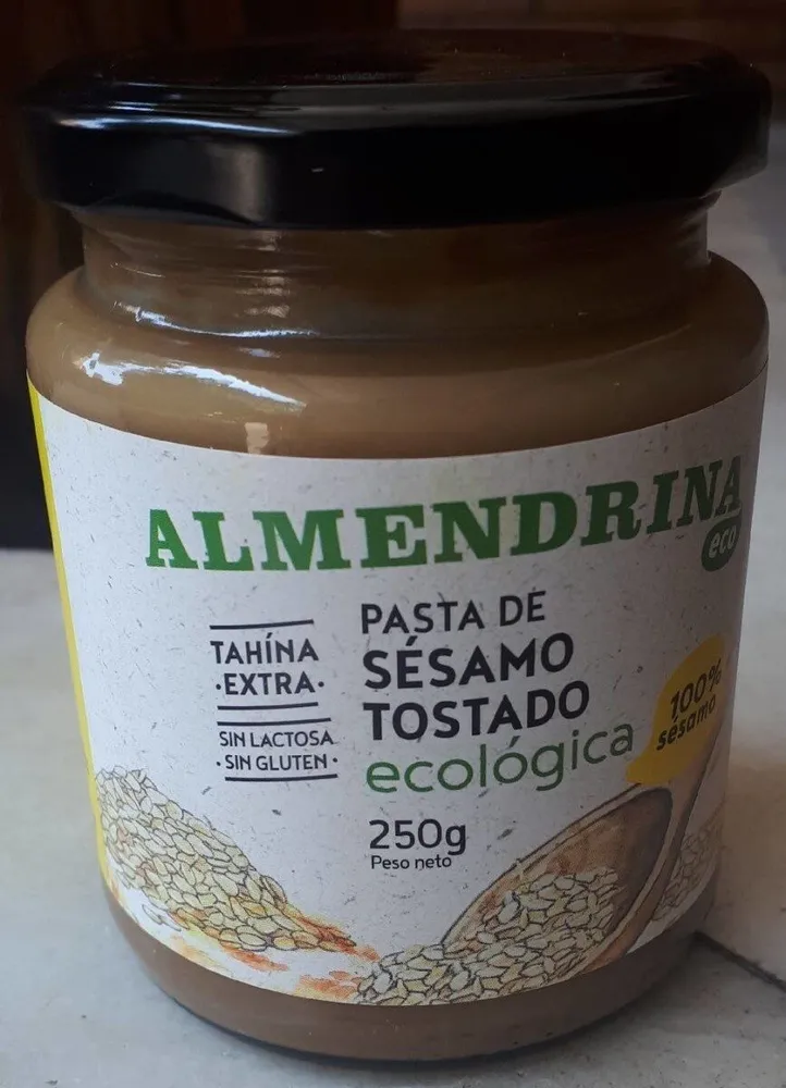 Pasta de sesamo tostado ecologico