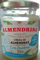 Crema de almendras con fructosa