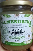 Crema de almendras ecológica