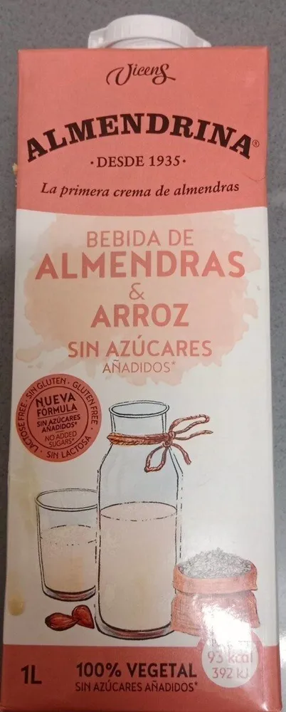 Bebida almendra