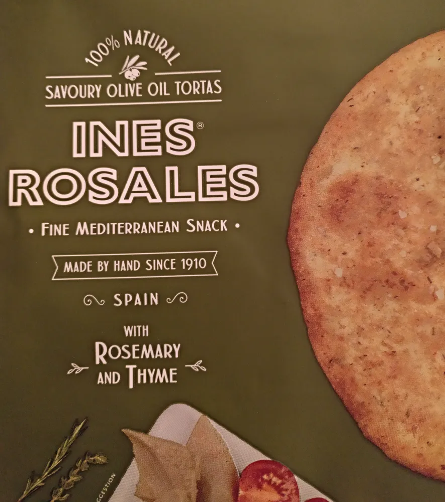 Tortas salées à l'huile d'olive, romarin et thym