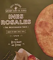 Tortas salées à l'huile d'olive, romarin et thym