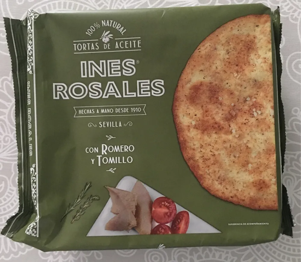 Tortas de aceite con romero y tomillo