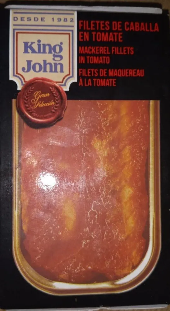 Filetes de caballa en tomate