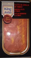 Filetes de caballa en tomate