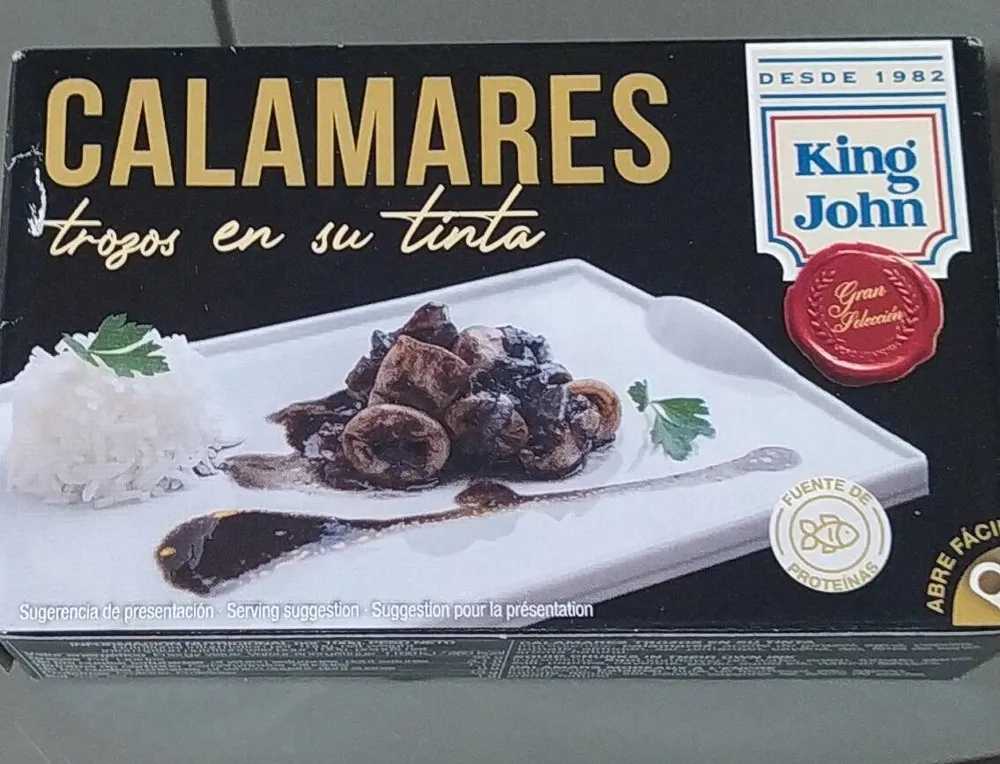 Calamares en su tinta