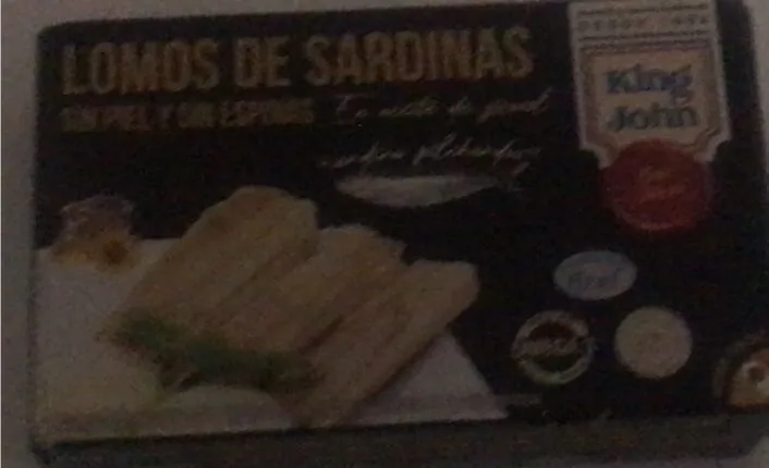 Lomos de sardinas sin piel y sin espinas