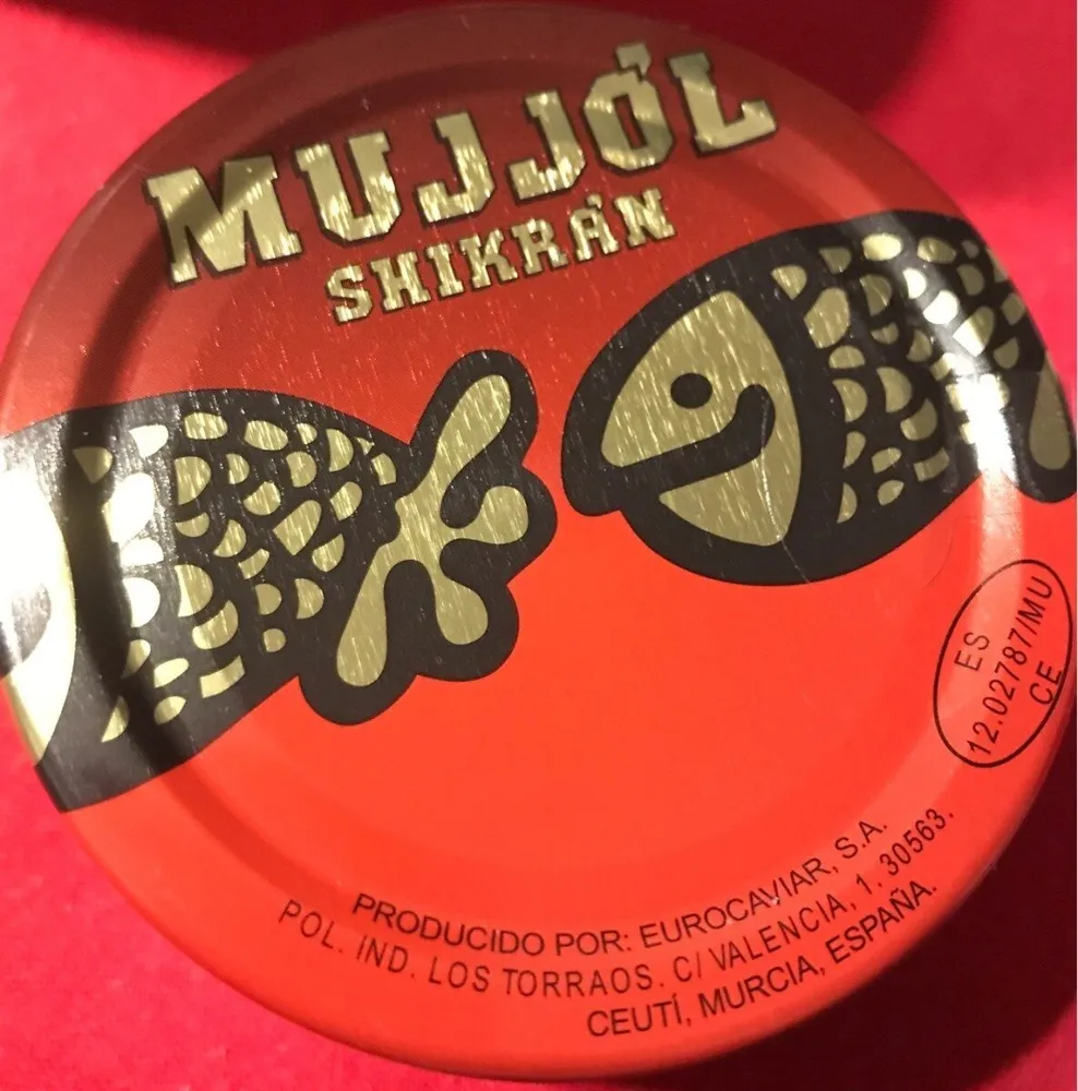 Huevas de mujol arenque