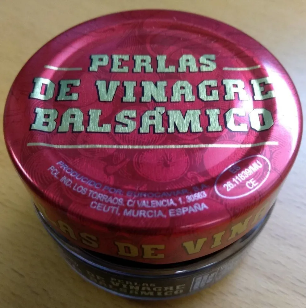 Perlas de vinagre balsámico