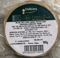 Bloc de foie gras pato