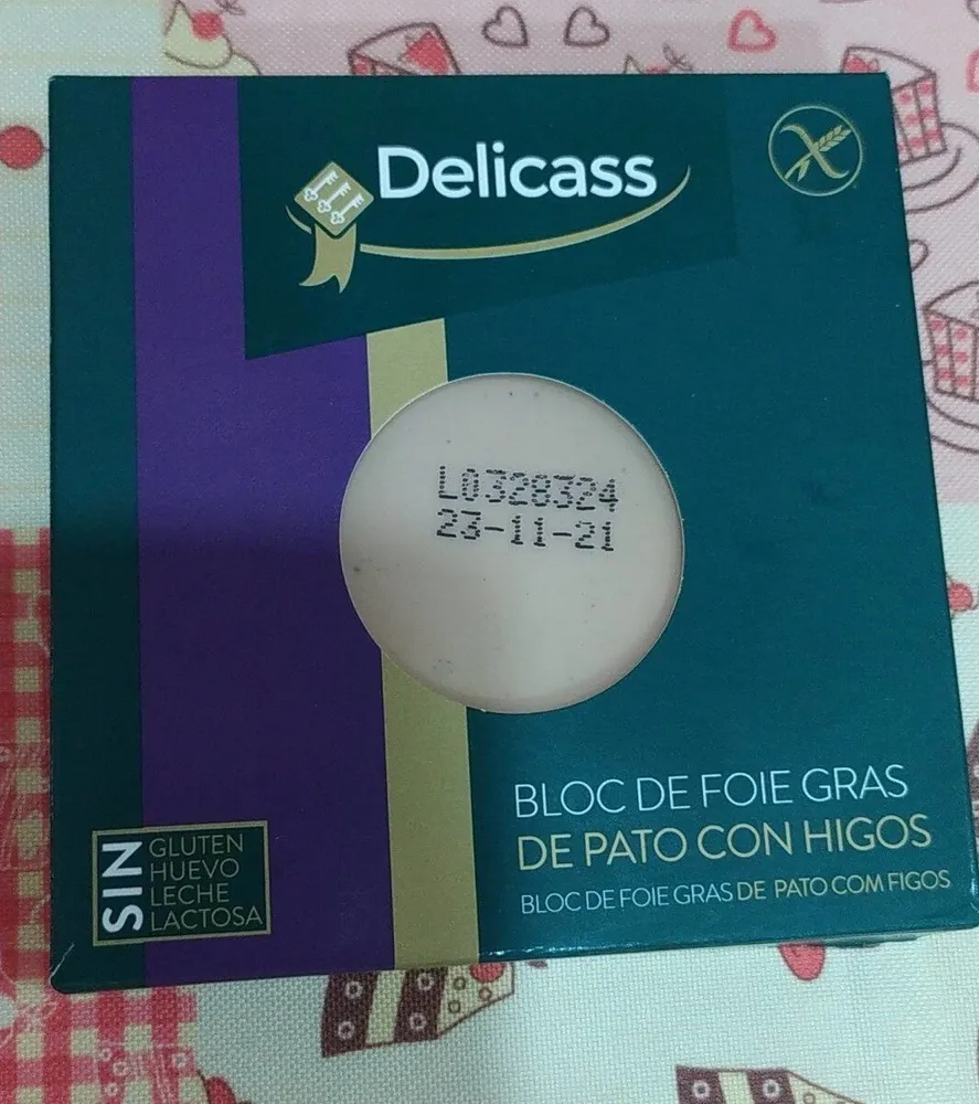 Bloc de Foie Grasa de pato con higos