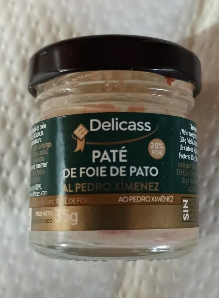 Paté de foie de pato al Pedro Ximénez