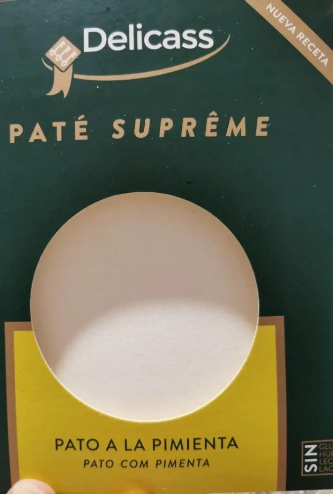 Paté de pato a la pimienta