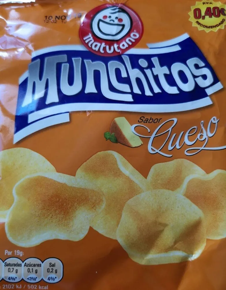 Munchitos sabor queso