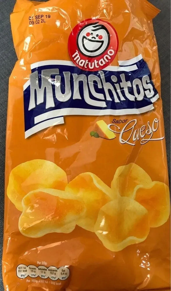 Munchitos sabor queso