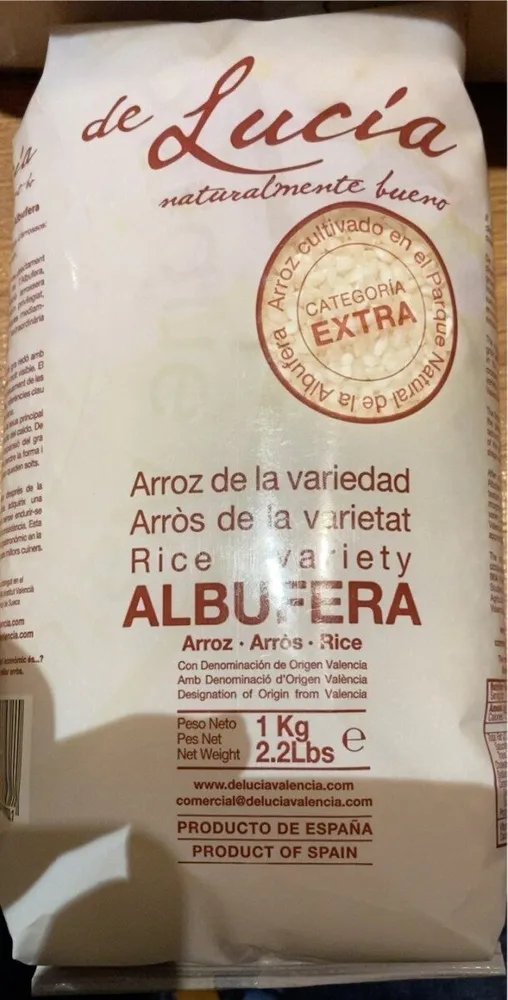 Arroz variedad Albufera