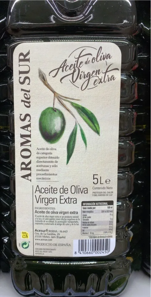 Aceite de oliva virgen extra