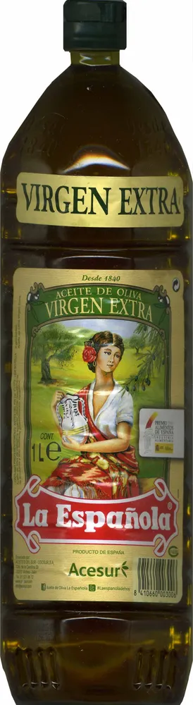 Aceite de oliva virgen extra botella 1 l
