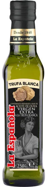 Aceite de oliva virgen extra a la trufa blanca botella 250 ml