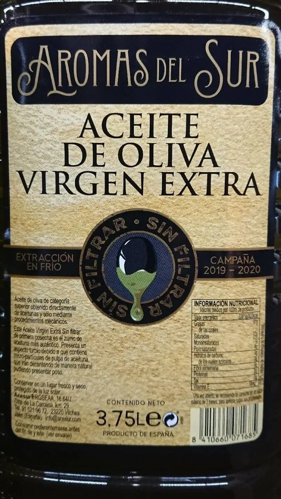 Aceite de oliva virgen extra