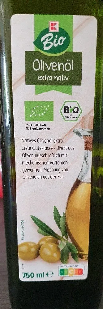 Natives Olivenöl extra von K-Bio