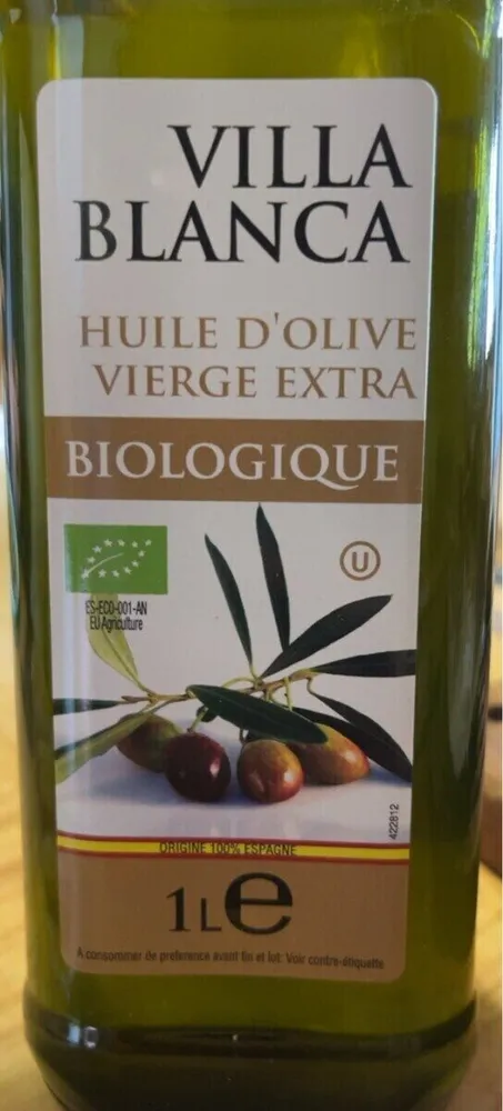 Huile d'olive vierge extra biologique