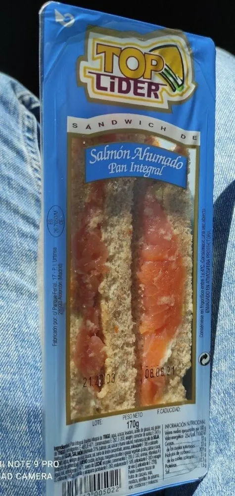 Top líder - salmón ahumado integrado