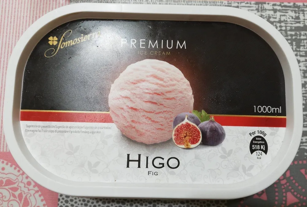 Helado de higo