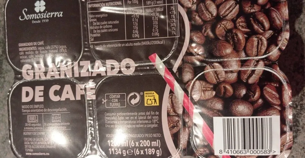 Granizado de café