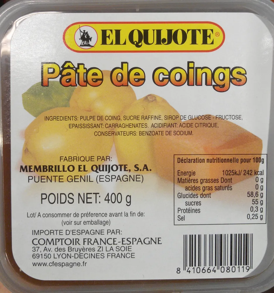 Pâte de coings