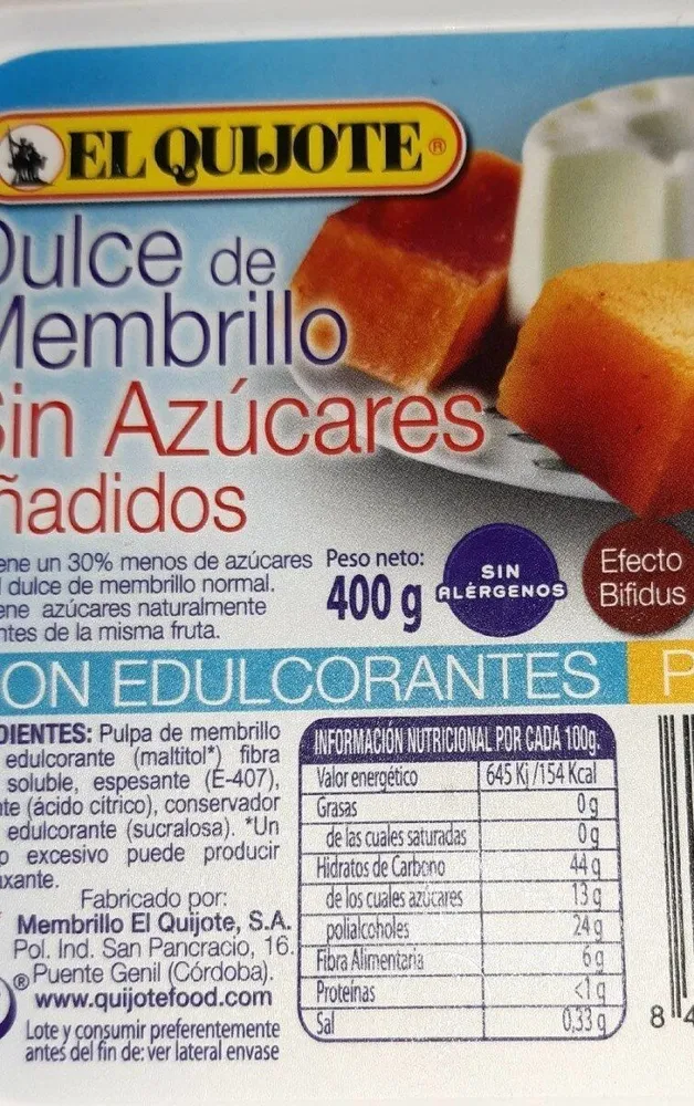 Dulce de Membrillo