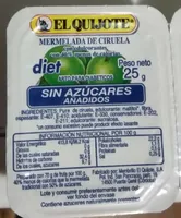 Mermelada diet de ciruela
