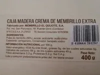 Crema de membrillo extra en caja de madera
