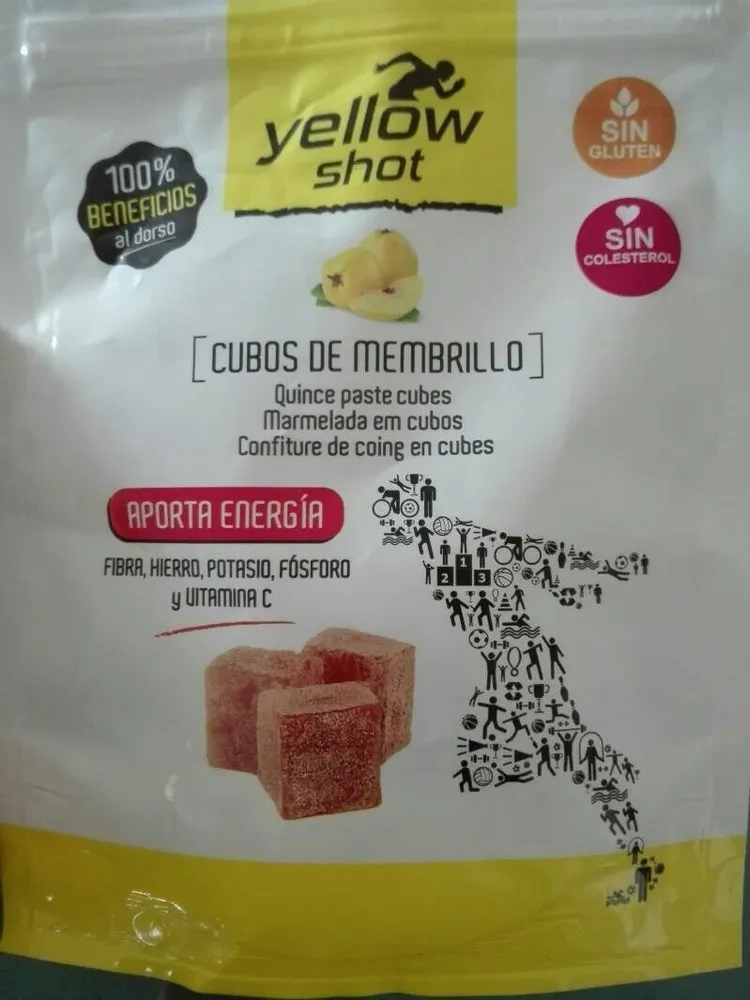 Cubos de dulce de Membrillo
