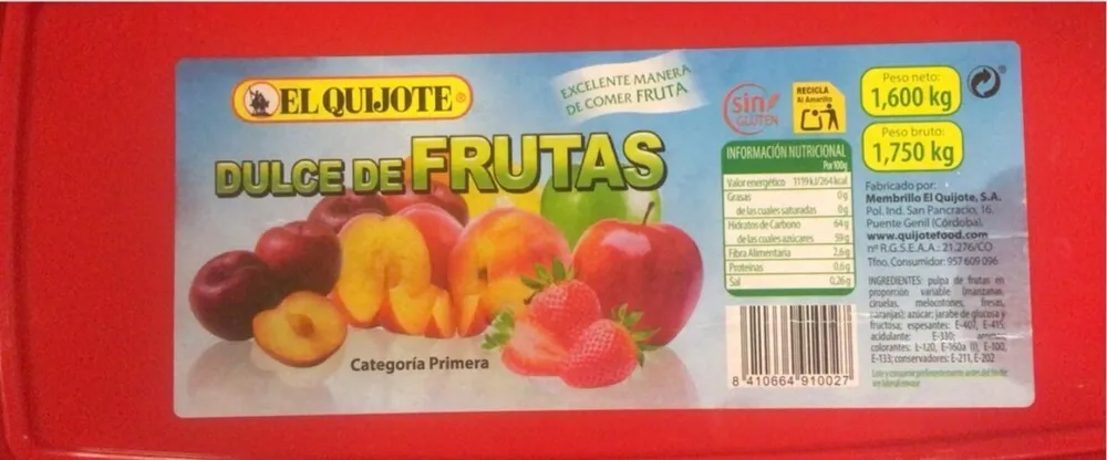 Dulce de frutas