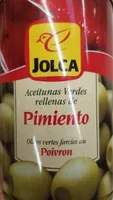 Aceitunas verdes rellenas de pimiento