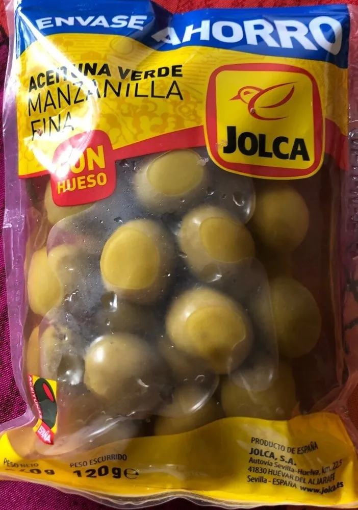 Aceituna verde manaanilla fina