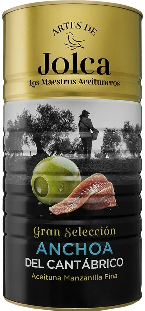 Aceitunas verde rellenas de anchoa del cantabrico