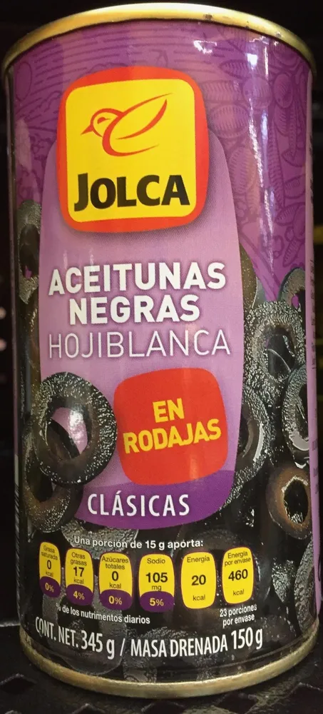 Aceitunas Negras Hojiblanca en Rodajas Clasicas