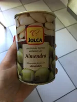 Jolca Aceitunas Verdes Rellenas Almendrax300g