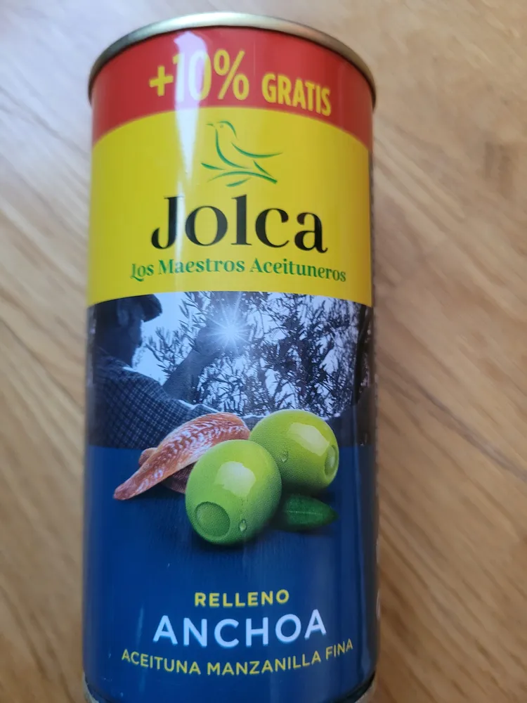 Aceitunas rellenas de anchoa