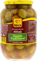 Aceituna partida aliñada variedad verdial