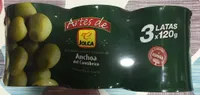 Aceituna manzanilla fina anchoa del cantábrico