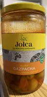 Aceituna verde partida aliñada estilo gazpacha