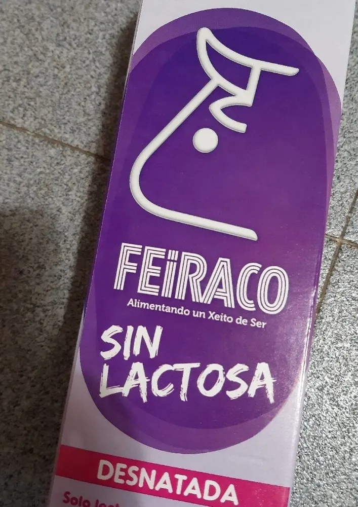 Leche desnatada sin lactosa
