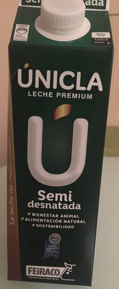 Leche semidesnatada