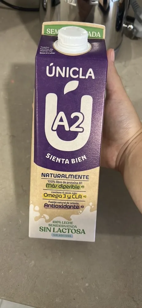 Lait demi ecreme sans lactose